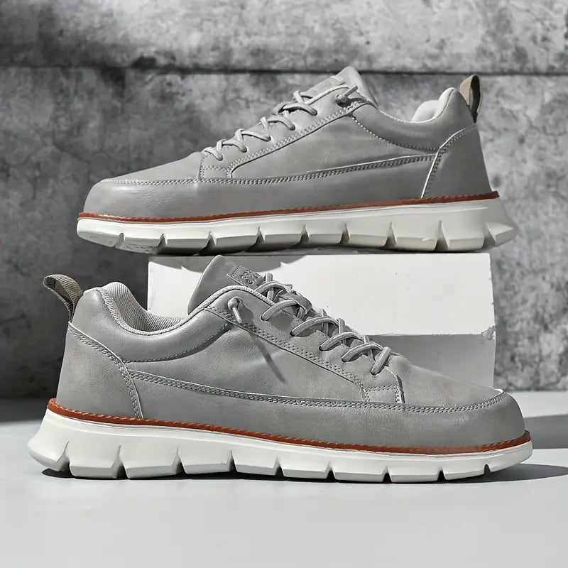 MARLOWE CRAFTED LEATHER TRAINERS
