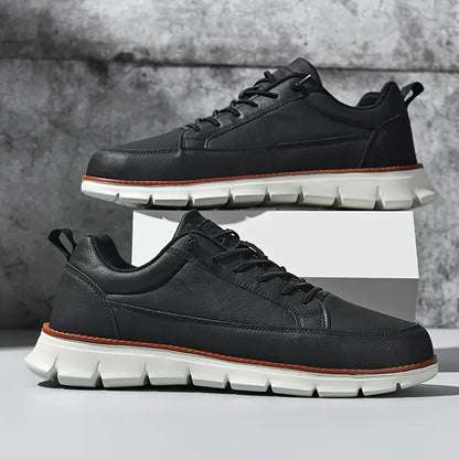 MARLOWE CRAFTED LEATHER TRAINERS