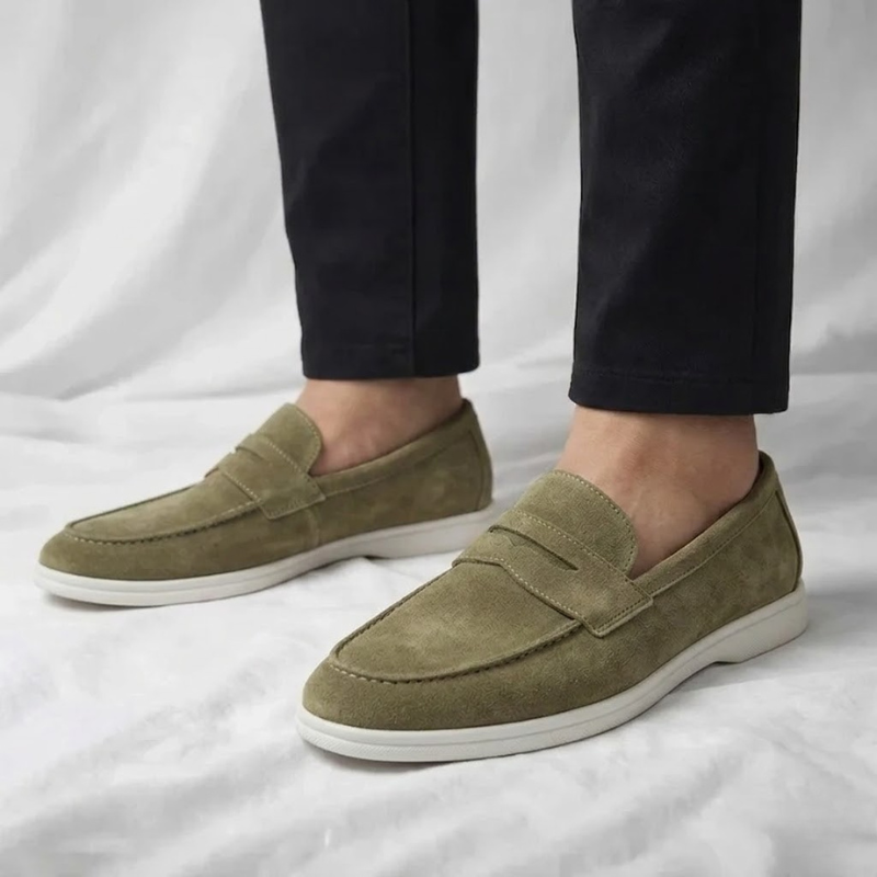 HEATHGATE SOFT SUEDE LOAFERS