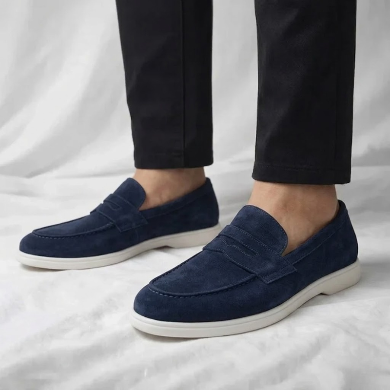 HEATHGATE SOFT SUEDE LOAFERS