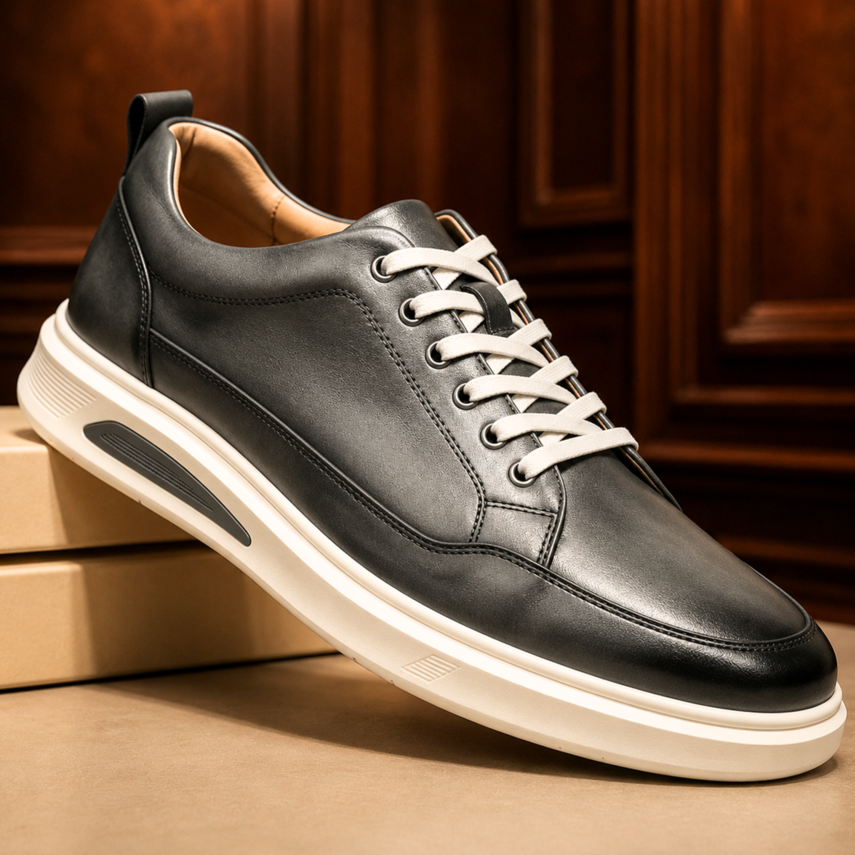 BROMLEY HANDCRAFTED LEATHER TRAINER