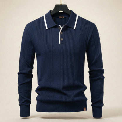 RICCARDO RIBBED KNIT POLO