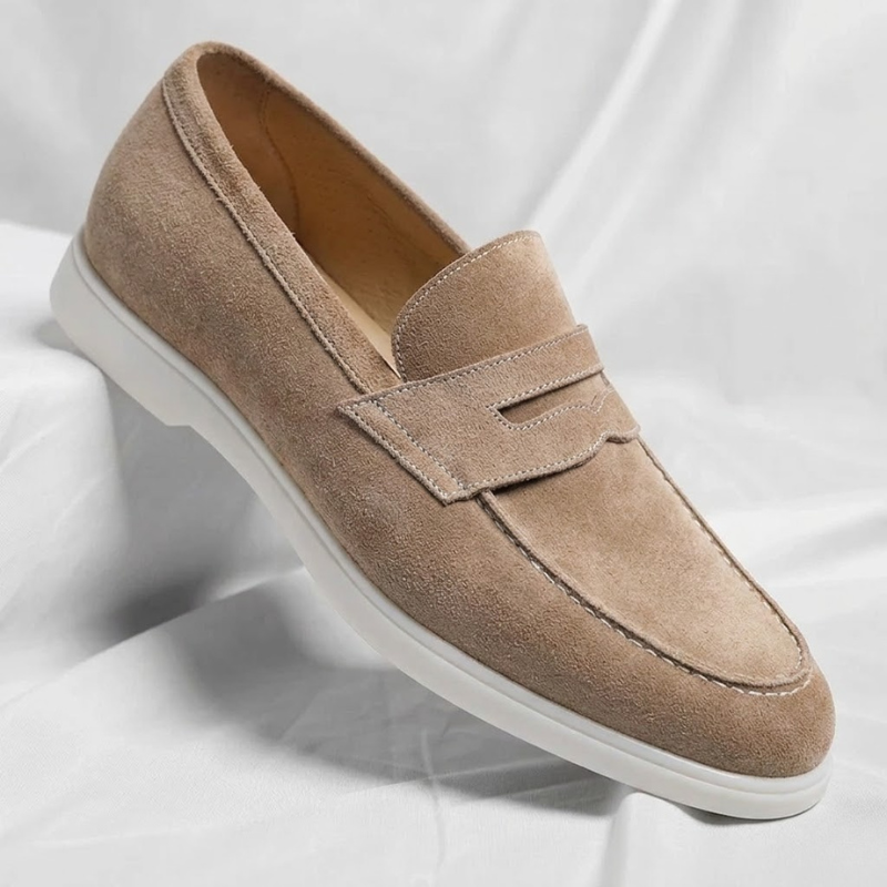HEATHGATE SOFT SUEDE LOAFERS