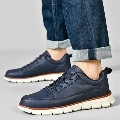 MARLOWE CRAFTED LEATHER TRAINERS