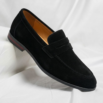 PEMBERTON SUEDE PENNY LOAFERS