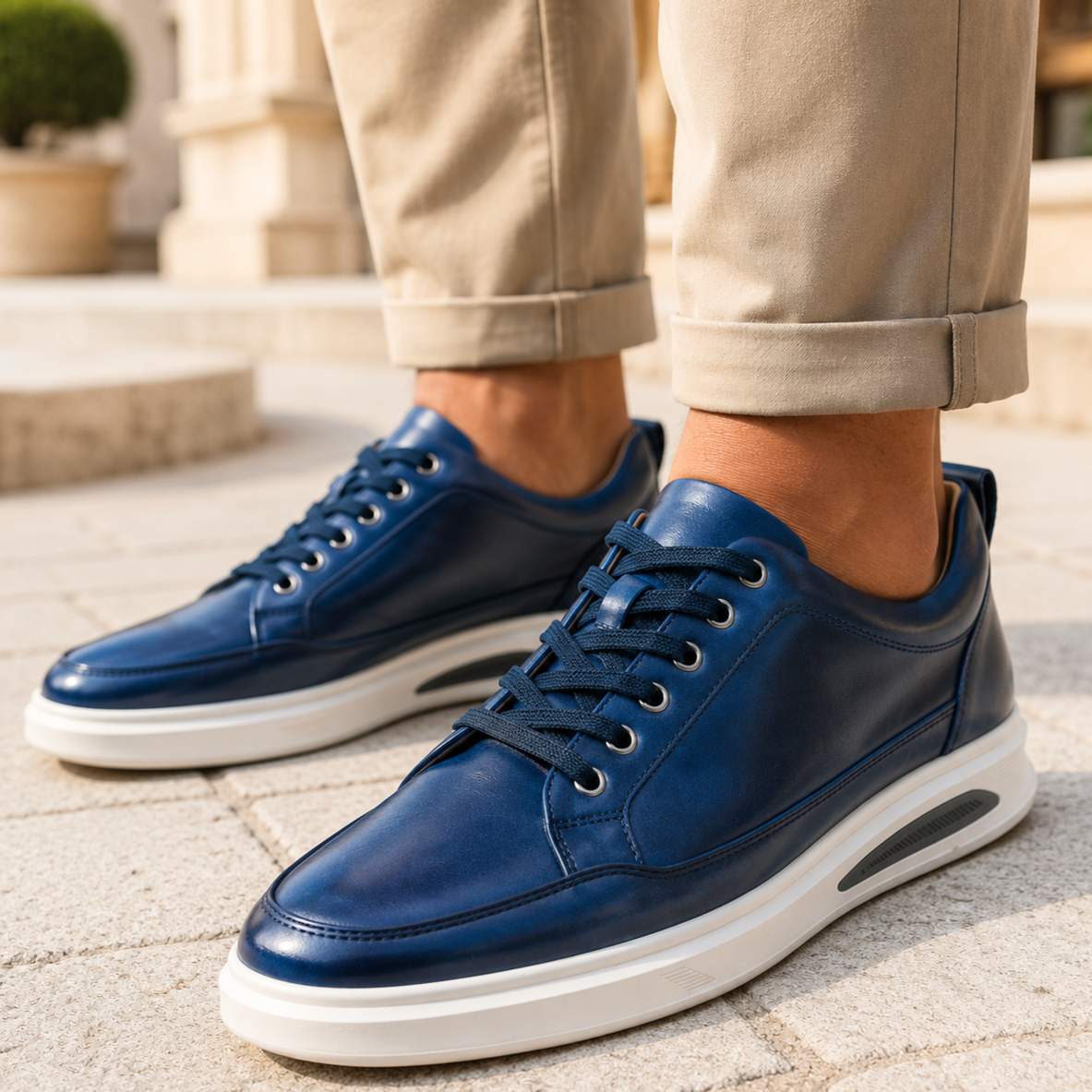 BROMLEY HANDCRAFTED LEATHER TRAINER