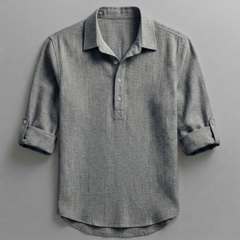 SHAPED™ | CAPRI BLEND HENLEY SHIRT