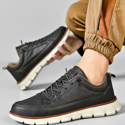 MARLOWE CRAFTED LEATHER TRAINERS