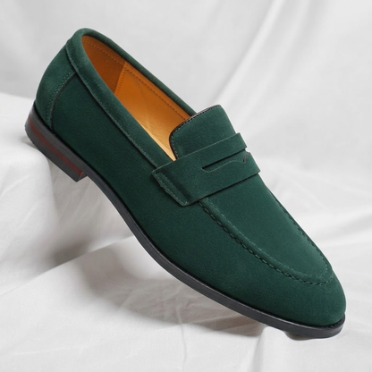 PEMBERTON SUEDE PENNY LOAFERS