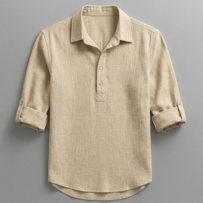 SHAPED™ | CAPRI BLEND HENLEY SHIRT