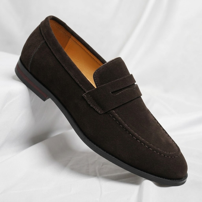 PEMBERTON SUEDE PENNY LOAFERS
