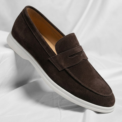 HEATHGATE SOFT SUEDE LOAFERS