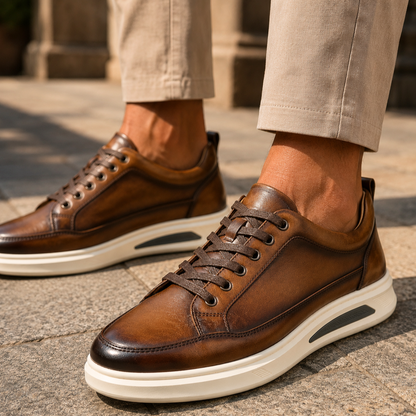 BROMLEY HANDCRAFTED LEATHER TRAINER