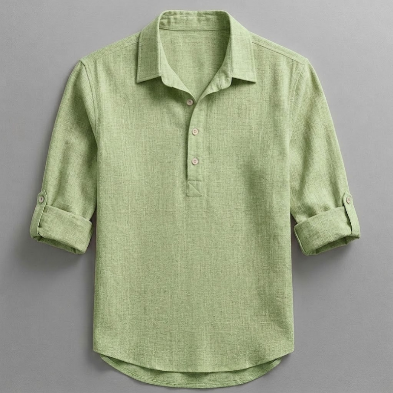 SHAPED™ | CAPRI BLEND HENLEY SHIRT