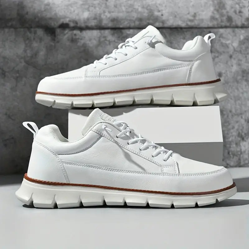 MARLOWE CRAFTED LEATHER TRAINERS