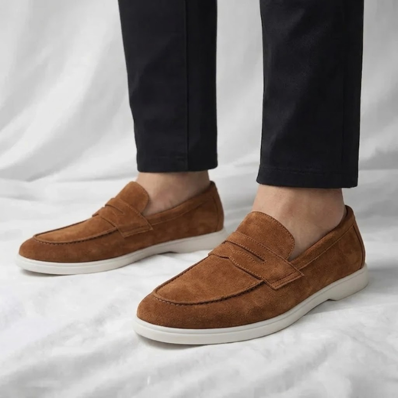HEATHGATE SOFT SUEDE LOAFERS