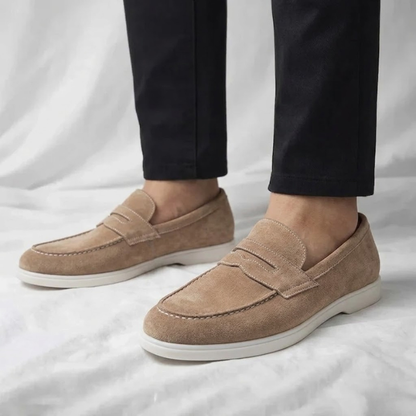HEATHGATE SOFT SUEDE LOAFERS