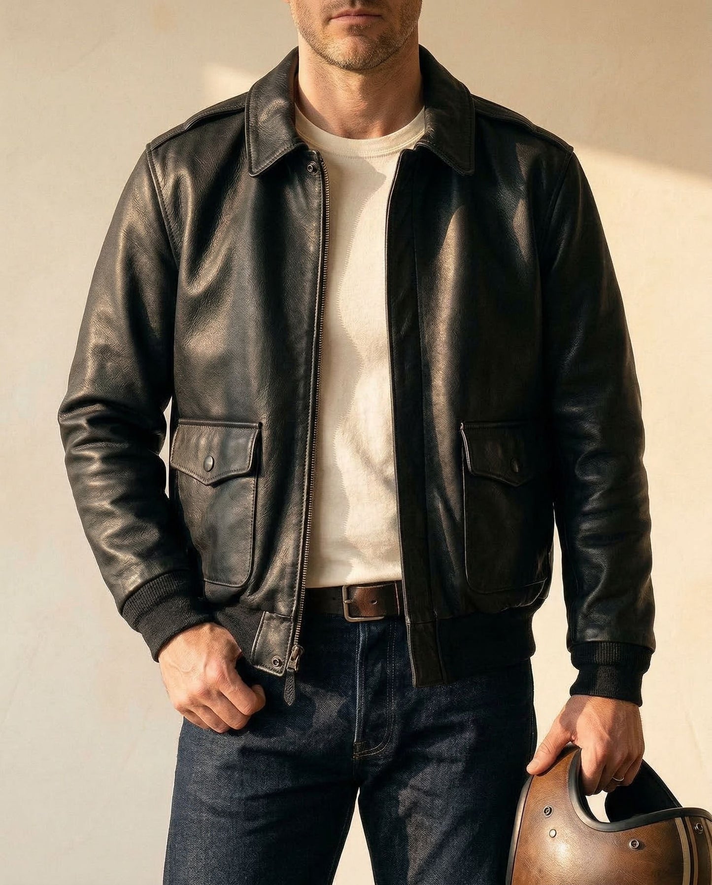 SHAPED™ | ROMANI LEATHER JACKET