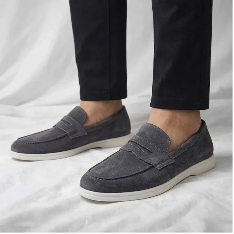 HEATHGATE SOFT SUEDE LOAFERS