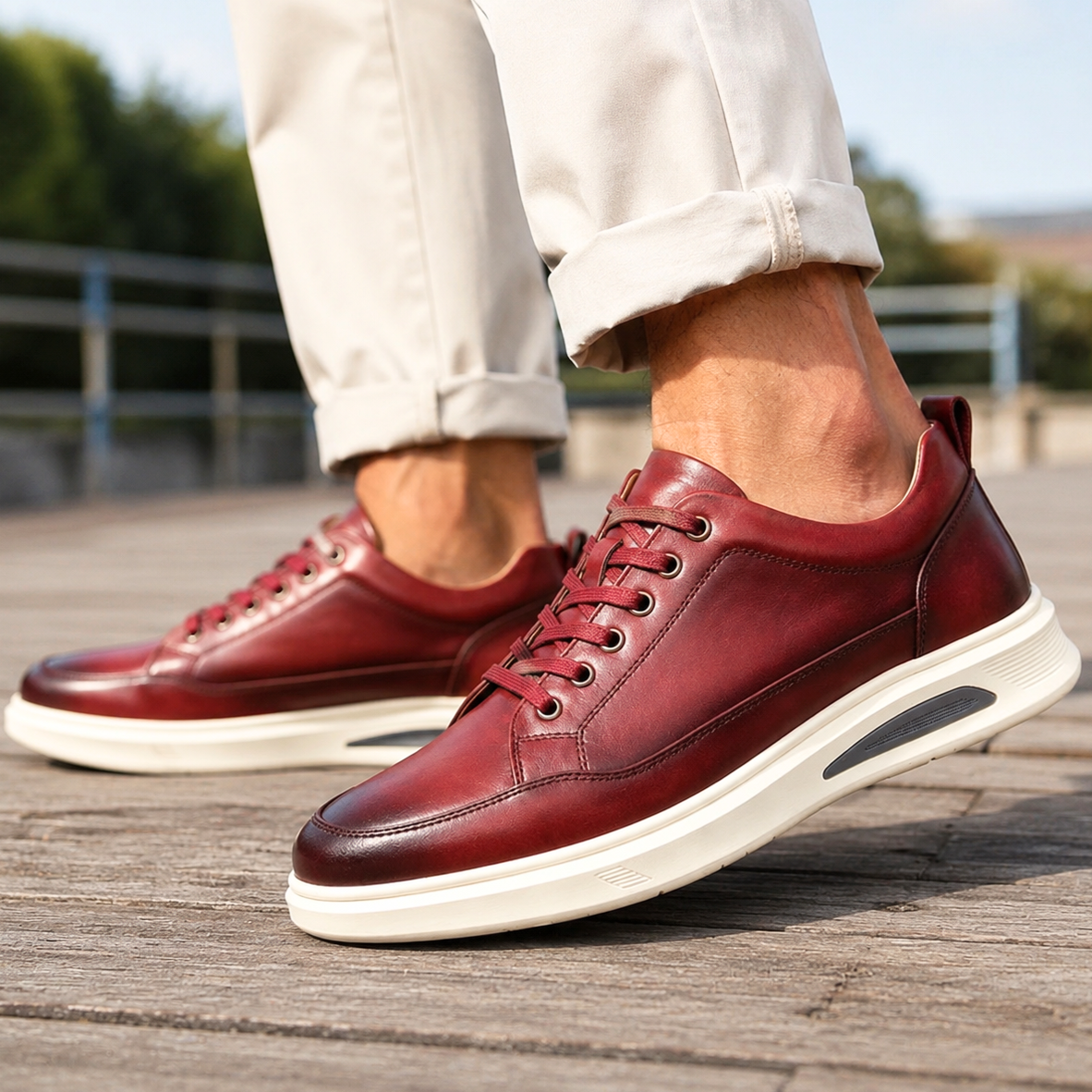 BROMLEY HANDCRAFTED LEATHER TRAINER