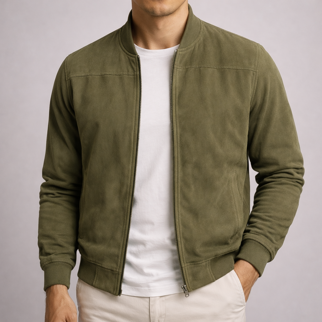 SHAPED™ | SULLIVAN SUEDE BOMBER