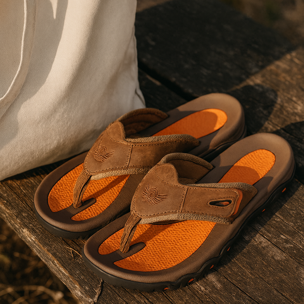 SHORELINE LEATHER SANDALS