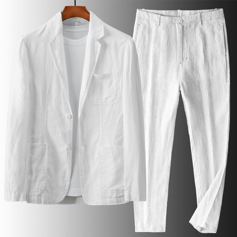 EMILIO LINEN SUIT SET