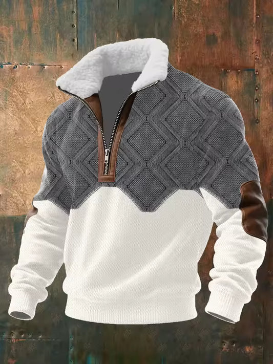 HARGROVE HALF-ZIP KNIT JUMPER
