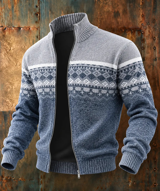 DUNRIDGE ZIP-KNIT CARDIGAN