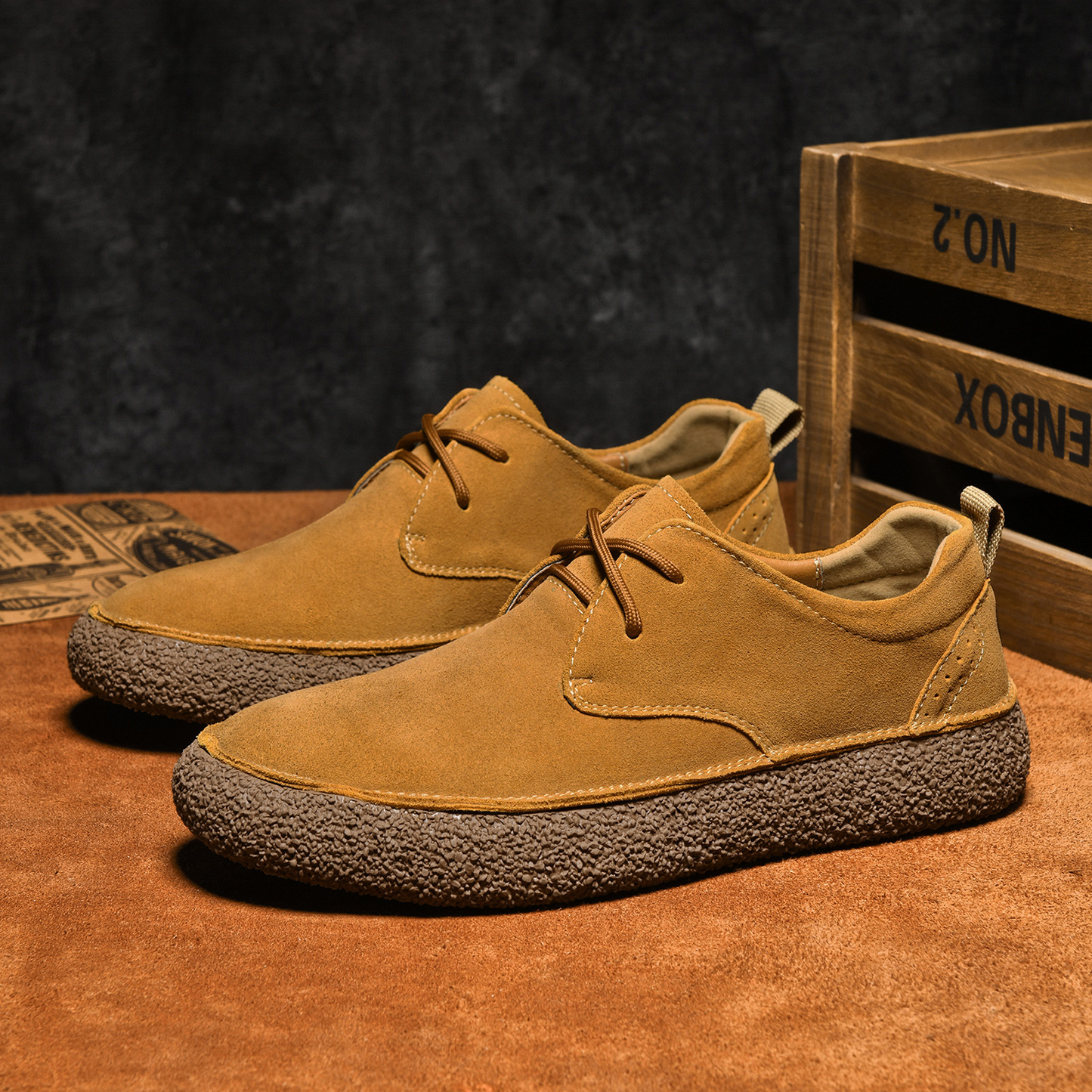 DUNMORE SUEDE LACE-UPS