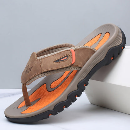 SHORELINE LEATHER SANDALS