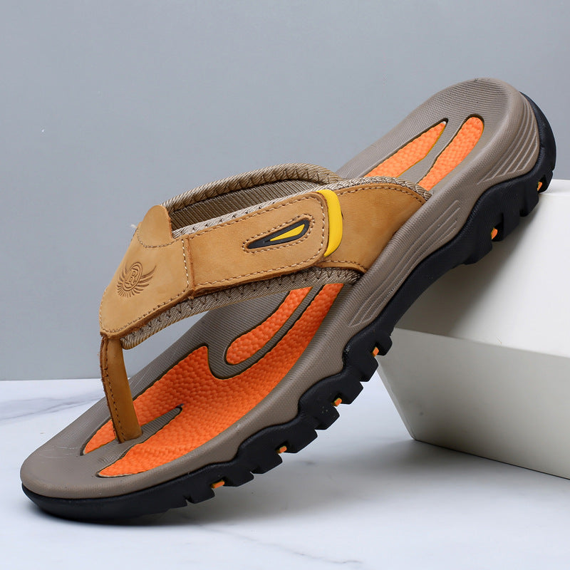 SHORELINE LEATHER SANDALS