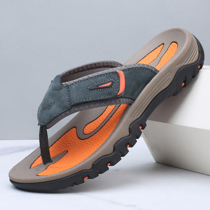 SHORELINE LEATHER SANDALS