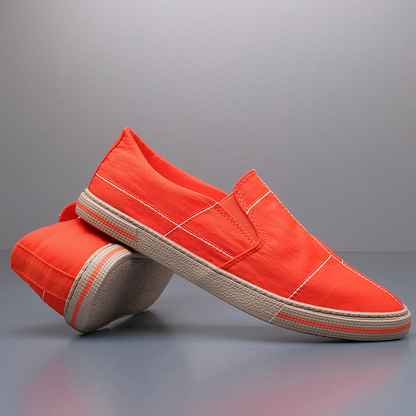Mondrian Canvas Slip-Ons