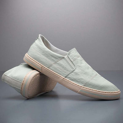 Mondrian Canvas Slip-Ons