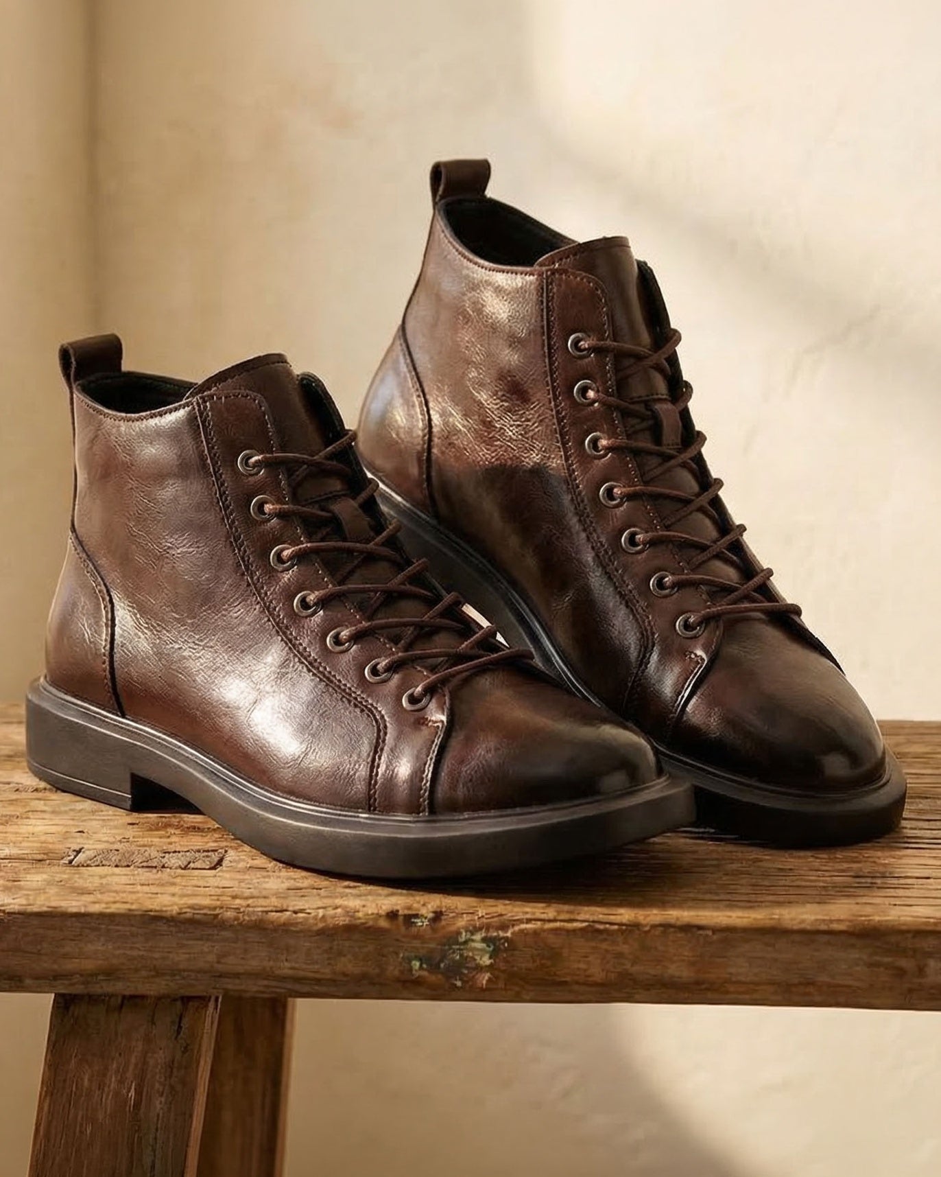 HOLLOWAY LEATHER BOOTS