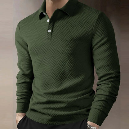 CALVANO ELEVATED KNIT POLO