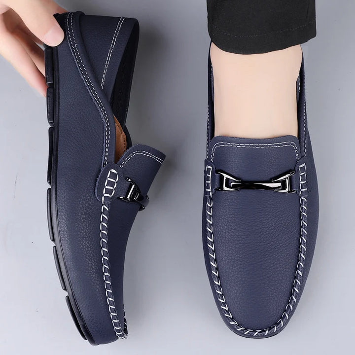 SAVONI LEATHER LOAFERS
