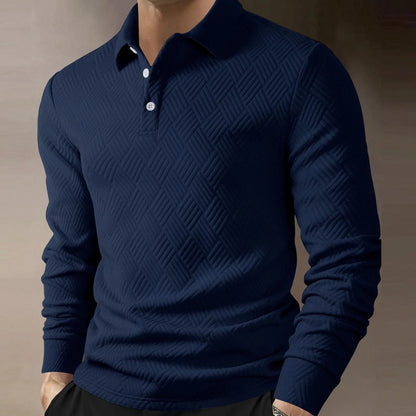 CALVANO ELEVATED KNIT POLO