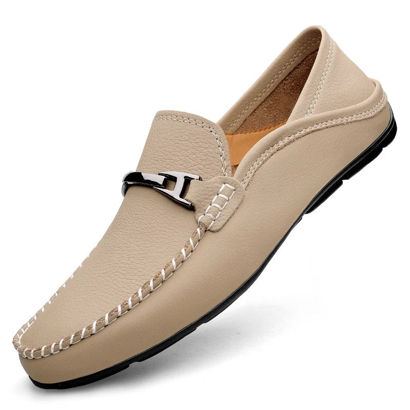 SAVONI LEATHER LOAFERS