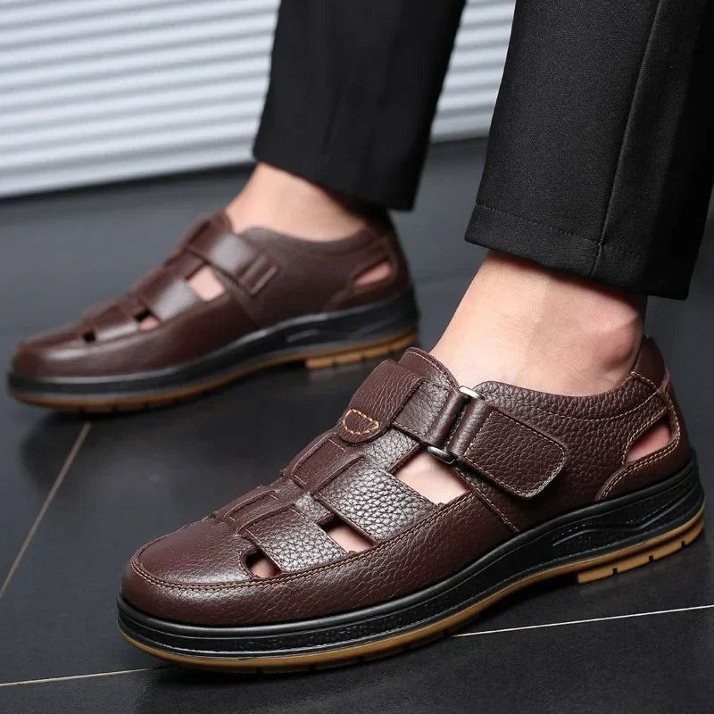 REDLAND LEATHER SANDALS