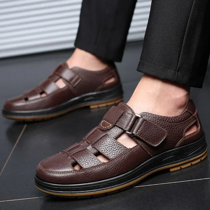 REDLAND LEATHER SANDALS