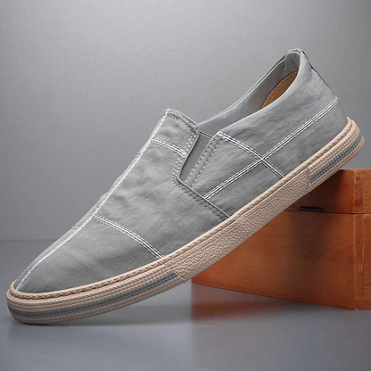 Mondrian Canvas Slip-Ons