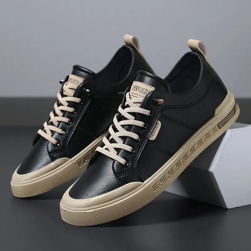 CAMBRIDGE LEATHER TRAINERS