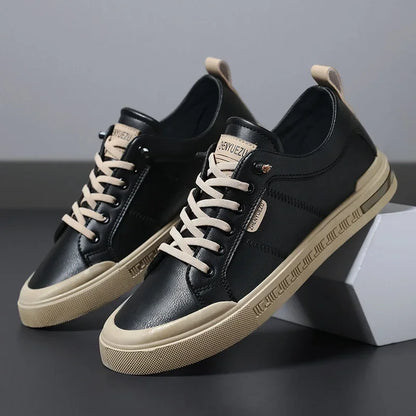CAMBRIDGE LEATHER TRAINERS