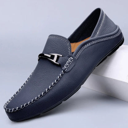 SAVONI LEATHER LOAFERS