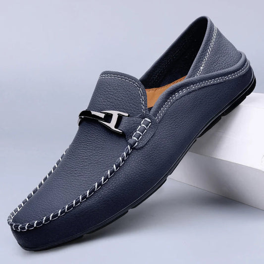 SAVONI LEATHER LOAFERS