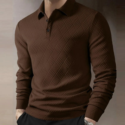 CALVANO ELEVATED KNIT POLO