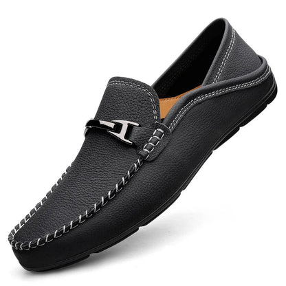 SAVONI LEATHER LOAFERS
