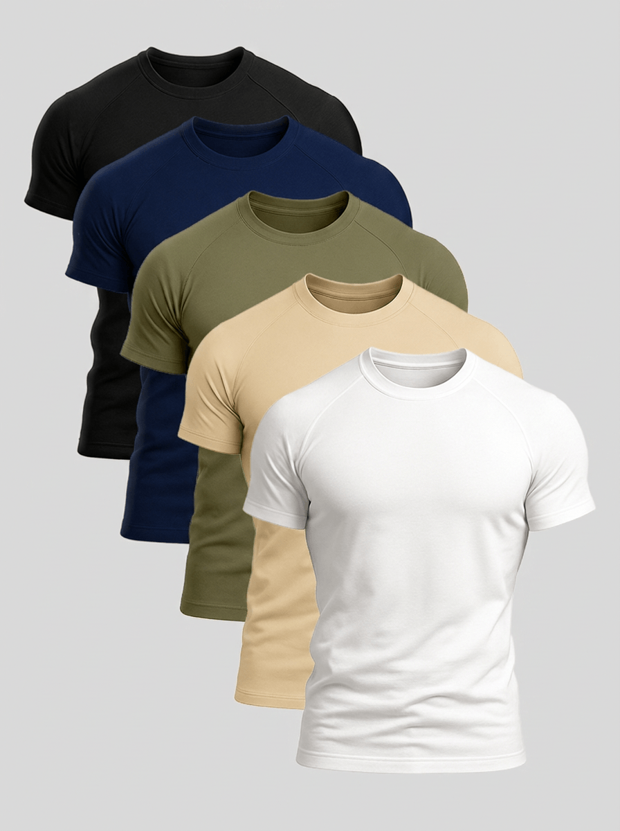 EVERETT CREW T-SHIRT 5-PACK